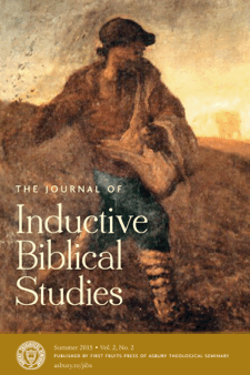 Cover of an issue of the Journal of Inductive Biblical Studies