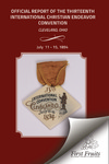 1894 Convention Report, Cleveland by Christian Endeavor Society
