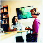 Two Women Talking over Coffee by Asbury Theological Seminary Communications