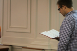 Andrew Dragos Singing in Chapel by Asbury Theological Seminary Communications