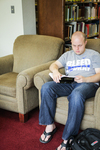 Jon Cox Studying in the Library by Asbury Theological Seminary Communications