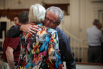 Ellen Stamps and Dr. Steve Elliott in Estes Chapel by Asbury Theological Seminary Communications