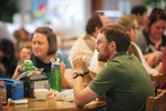 Kristy Hansen and Nathan Phillips in the Dining Hall by Asbury Theological Seminary Communications