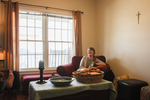Jessica Hamilton Laughing in Her Home - 2 by Asbury Theological Seminary Communications