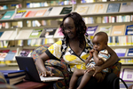 A Mother and Child in the Orlando Library - 9 by Asbury Theological Seminary Communications