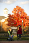 Tabitha Streby and Alyssa Chang Talking on Campus - 3 by Asbury Theological Seminary Communications