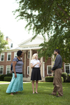 Three Students Outside the Admin Building - 3 by Asbury Theological Seminary Communications