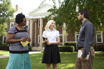 Three Students Outside the Admin Building - 8 by Asbury Theological Seminary Communications