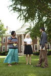 Three Students Outside the Admin Building - 9 by Asbury Theological Seminary Communications
