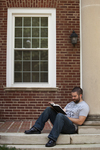 Trevor Johnston on the Steps of the Admin Building - 4 by Asbury Theological Seminary Communications