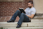 Trevor Johnston on the Steps of the Admin Building - 6 by Asbury Theological Seminary Communications