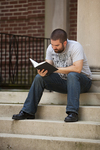 Trevor Johnston on the Steps of the Admin Building - 8 by Asbury Theological Seminary Communications