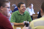 Zach Fitzpatrick in the Dining Hall by Asbury Theological Seminary Communications