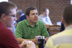 Zach Fitzpatrick in the Dining Hall - 3 by Asbury Theological Seminary Communications