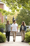 Three Students Walking in Wesley Square - 6 by Asbury Theological Seminary Communications