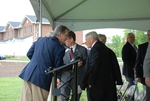 Dan Johnson and Bill Latimer at the Kalas Village Dedication by Asbury Theological Seminary Communications