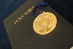 The Presidential Medal on Top of a Closed Bible - 7 by Asbury Theological Seminary Communications