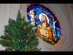 The Jesus Window in Estes Chapel at Christmas (nef) - 3 by Asbury Theological Seminary Communications