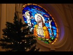 The Jesus Window in Estes Chapel at Christmas (nef) - 5 by Asbury Theological Seminary Communications
