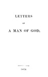 Letters of a Man of God by W. B. Sississon