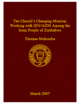The Church's Changing Mission: Working with HIV/AIDS Among the Shona People of Zimbabwe by Thomas Muhomba