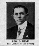 Front and side mug shots of George Ellis as a convict