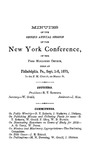 Minutes 1875 by B. T. Roberts, W. Gould, E. P. Sellow, E. P. Hart, C. E. Harroun, C. M. Damon, J. P. Shattuck, and J. G. Terrill