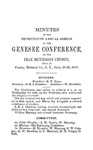 Minutes 1876 by W. Gould, J. E. Bristol, B. T. Roberts, O. M. Owen, C. E. Harroun, and J. C. Terrill