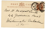 Box 1_6 (Correspondence - Bowmen, H to Butler, Josphine E. 1887-1910)