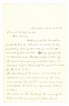 Box 1_16 Correspondence Fristow, Lilly to Goddis, M.P. 1895-1913 by ATS Special Collections and Archives