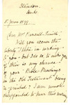 Box 2_5 (Correspondence- Harvey, D.A to Holmes, Lizzie- 1875-1909- Frances R. Havergale, 1875 )