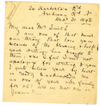 Box 2_6 (Correspondence- Hood, Helen to James, William- 1880-1910- Willards Death, E. Hopkin) by ATS Special Collections and Archives