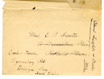 Box 2_6 (Correspondence- Hood, Helen to James, William- 1880-1910- Willards Death, E. Hopkin)