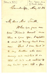 Box 2_6 (Correspondence- Hood, Helen to James, William- 1880-1910- Willards Death, E. Hopkin) by ATS Special Collections and Archives