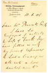 Box 3_1 (Correspondence- Poole, Mary A. W to Reed Mary, 1886-1906)