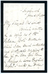 Box 3_15 (Correspondence- Williams. Mrs. Alice to Woodbury, Miss E. 1879-1909)