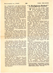 Box 10_26 (Scrapbook Materials- A Religious Rebel Reviews-1949)