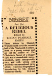 Box 10_26 (Scrapbook Materials- A Religious Rebel Reviews-1949)