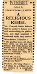 Box 10_26 (Scrapbook Materials- A Religious Rebel Reviews-1949)