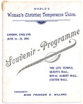 Box 4_22 (Subject Files-Programs- World Woman_s Christian Temperance Union -1895) by ATS Special Collections and Archives