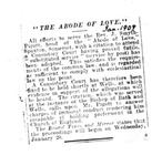 Box 5_3(Subject Files-Fanaticism-_Abode of Love_ or Agapemone Clippings-1906-1910)