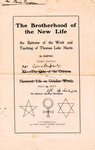 Box 5_10(Subject Files-Fanaticism-Brotherhood of the Newlife-Brochures, 1907-1909) by ATS Special Collections and Archives