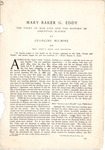 Box 6_4 (Subject Files- Fanaticism- Christian Science Article-_Mary Baker G. Eddy_, 1907) by ATS Special Collections and Archives