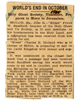 Box 7_11a (Subject Files- Fanaticism- Holy Ghost and Us- Frank W. Sandford- Clippings- 1901-1908) by ATS Special Collections and Archives