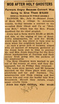 Box 7_11a (Subject Files- Fanaticism- Holy Ghost and Us- Frank W. Sandford- Clippings- 1901-1908) by ATS Special Collections and Archives