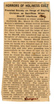 Box 7_11a (Subject Files- Fanaticism- Holy Ghost and Us- Frank W. Sandford- Clippings- 1901-1908) by ATS Special Collections and Archives