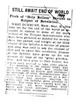 Box 7_12 (Subject Files- Fanaticism- Holy Rollers-Clippings- 1903-1910)