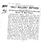 Box 7_12 (Subject Files- Fanaticism- Holy Rollers-Clippings- 1903-1910) by ATS Special Collections and Archives