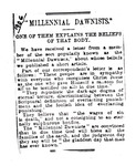 Box 7_14 (Subject Files- Fanaticism- Jehovah_s Witnesses [Millenial Dawnists]-Clippings- 1906) by ATS Special Collections and Archives