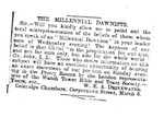 Box 7_14 (Subject Files- Fanaticism- Jehovah_s Witnesses [Millenial Dawnists]-Clippings- 1906) by ATS Special Collections and Archives